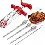 Load image into Gallery viewer, Kit Complet 5 pièces Injecteur de Marinade Grande Capacité 50 mL en Acier Inoxydable

